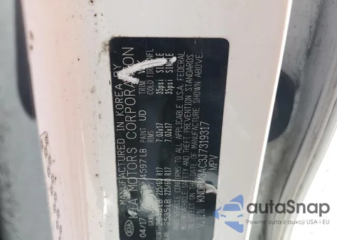 2018 Kia Sportage Lx from USA, damaged, VIN KNDPM3AC3J7319317